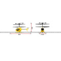 Mini S6 O menor Sculls do mundo RC Helicopter 8CM syma